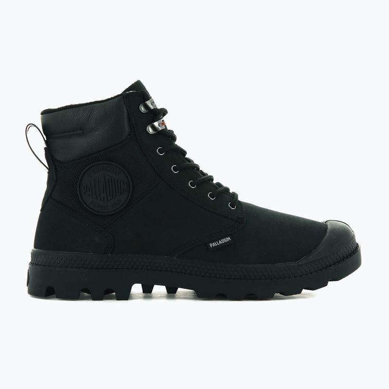 Palladium Pampa SHIeld WP+ LUX negru/negru ghete Palladium 8