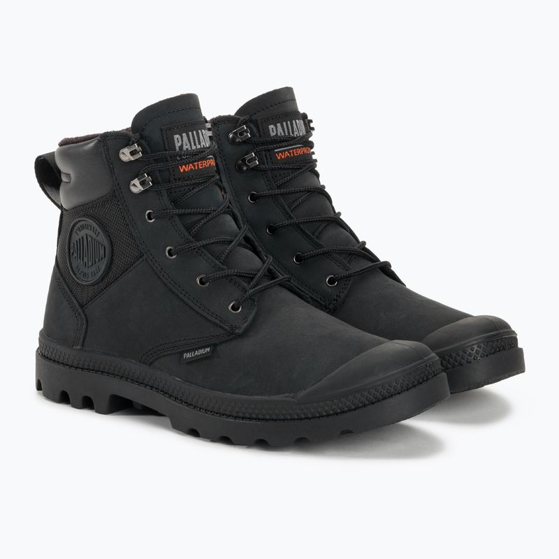Palladium Pampa SHIeld WP+ LUX negru/negru ghete Palladium 4