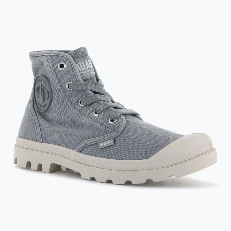 Pantofi de femei Palladium Pampa HI flanelă gri pentru femei 7