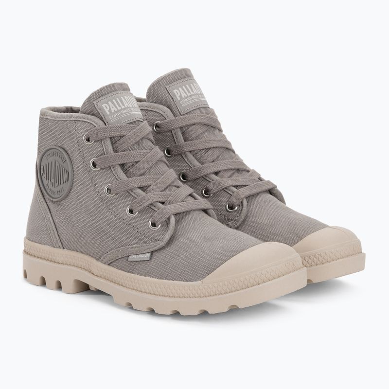 Pantofi de femei Palladium Pampa HI flanelă gri pentru femei 4