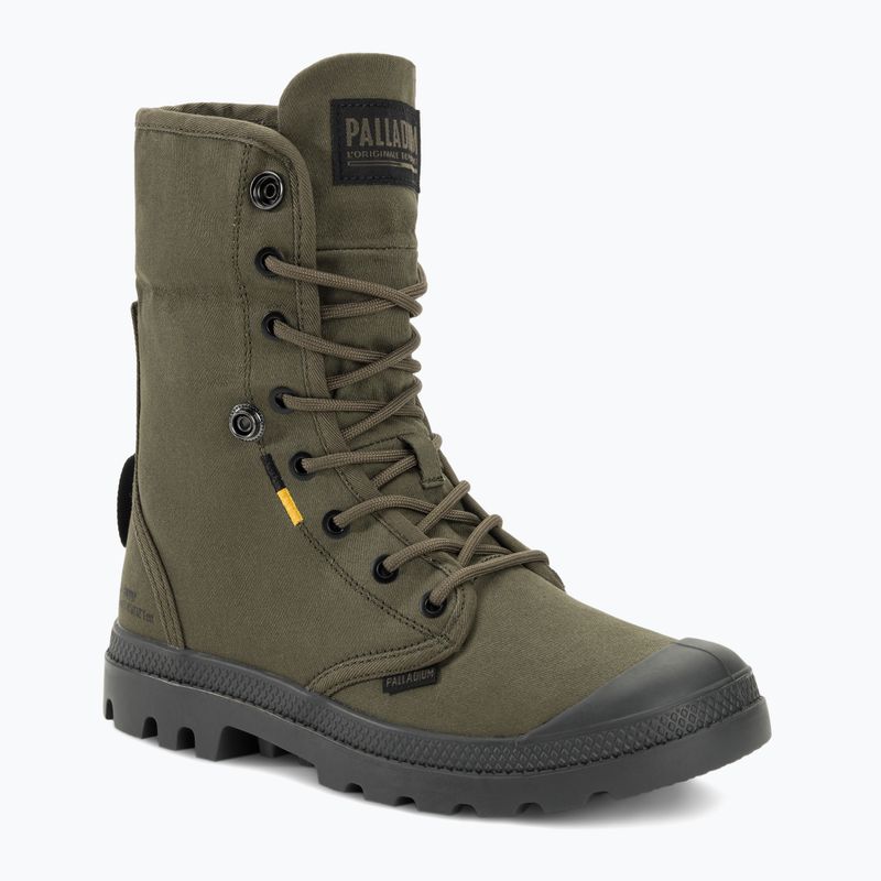 Palladium Pampa Baggy aprovizionare cizme de noapte de măsline Palladium Pampa Baggy Supply 7