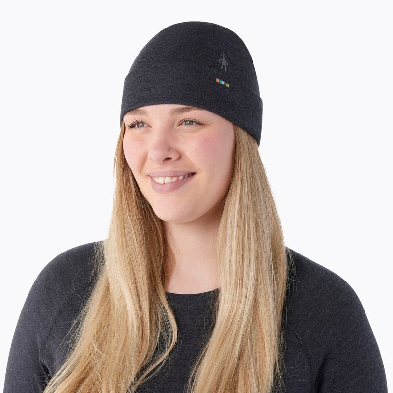 Căciulă Smartwool Merino Reversible Cuffed charcoal 2