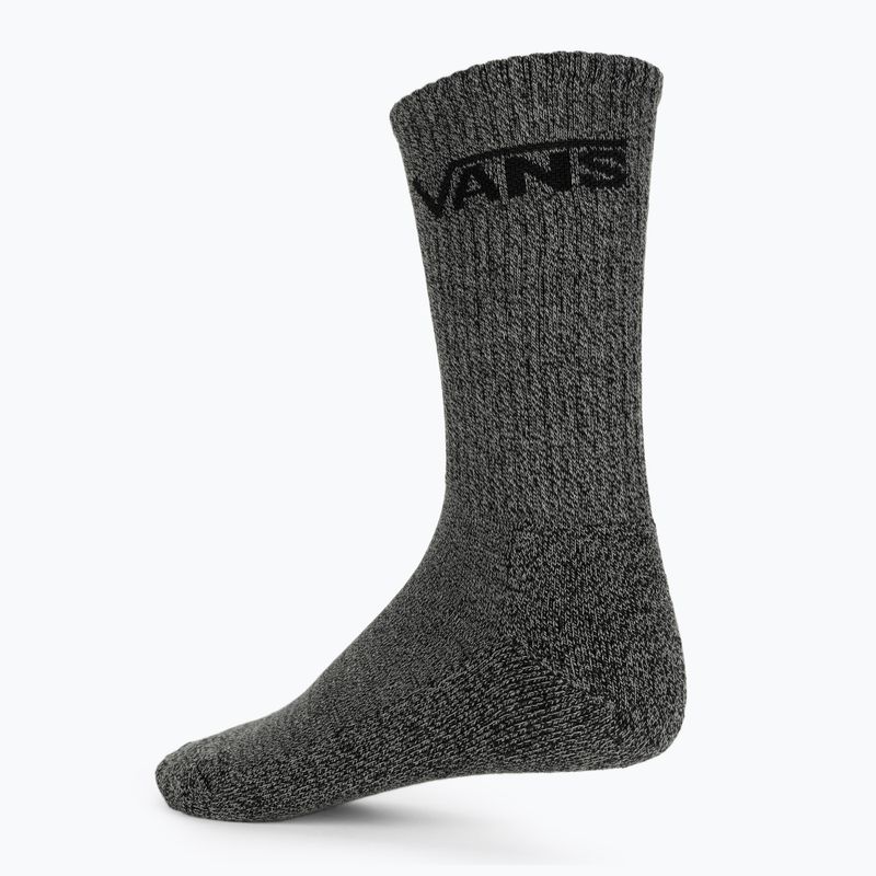 Șosete pentru bărbați Vans Classic Crew black heather 2