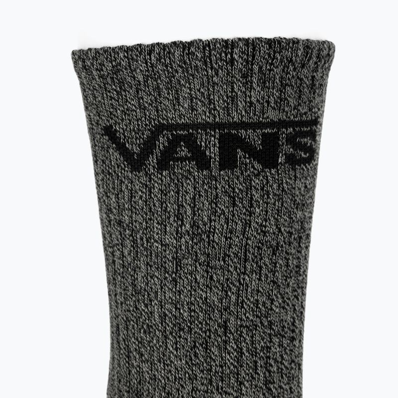 Șosete pentru bărbați Vans Classic Crew black heather 3