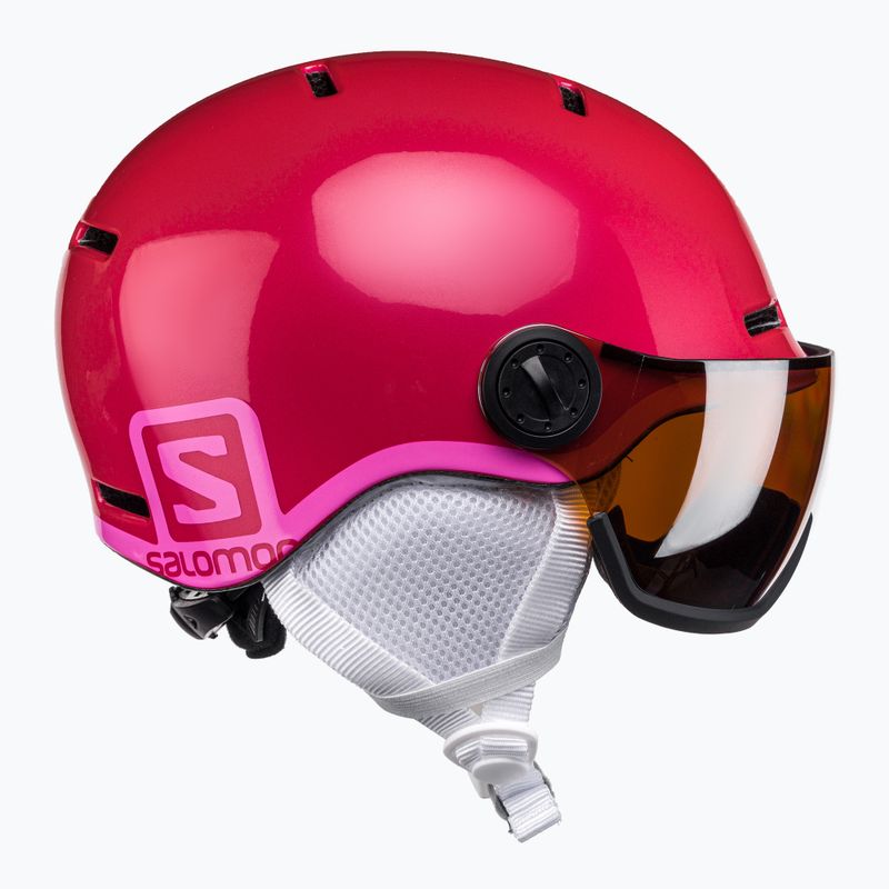 Cască de schi pentru copii Salomon Grom Visor S2 roz L39916200 4