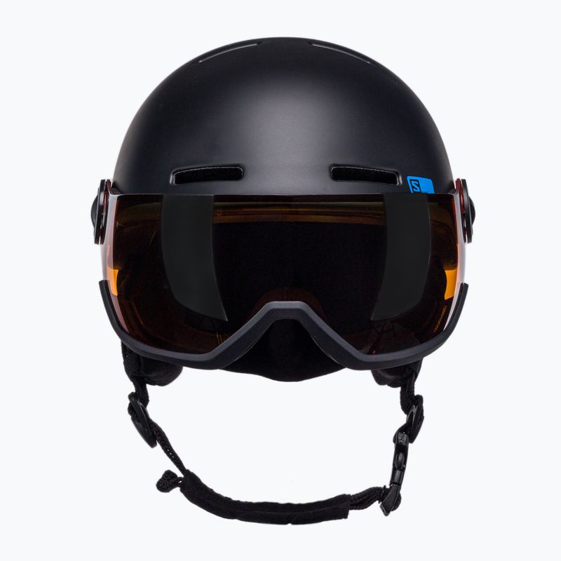 Cască de schi pentru copii Salomon Grom Visor S2 negru L39916300 2