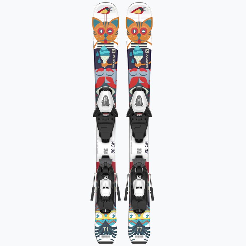 Schiuri de coborâre pentru copii Salomon T1 XS + C5 culoare L40891100 9