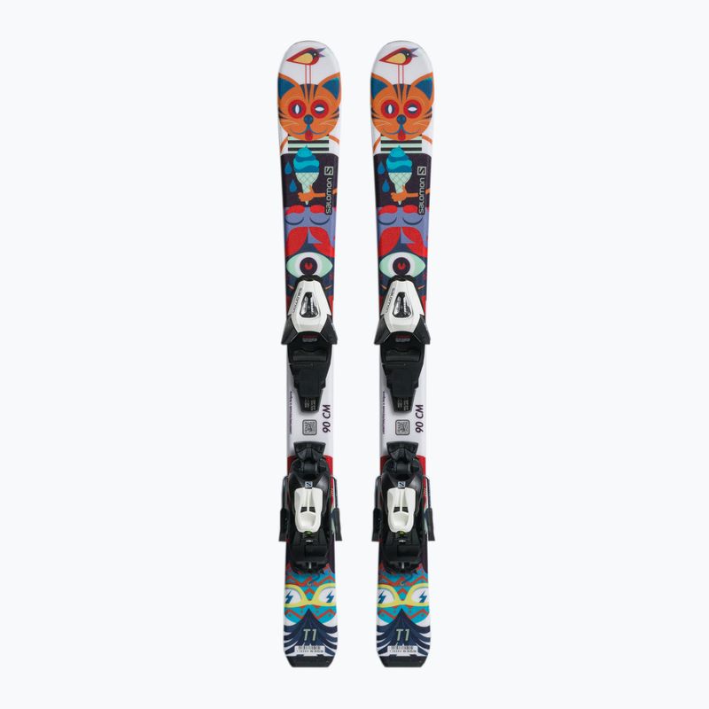 Schiuri de coborâre pentru copii Salomon T1 XS + C5 culoare L40891100