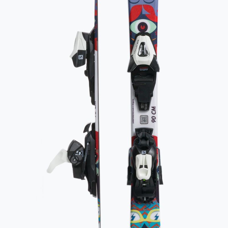 Schiuri de coborâre pentru copii Salomon T1 XS + C5 culoare L40891100 4