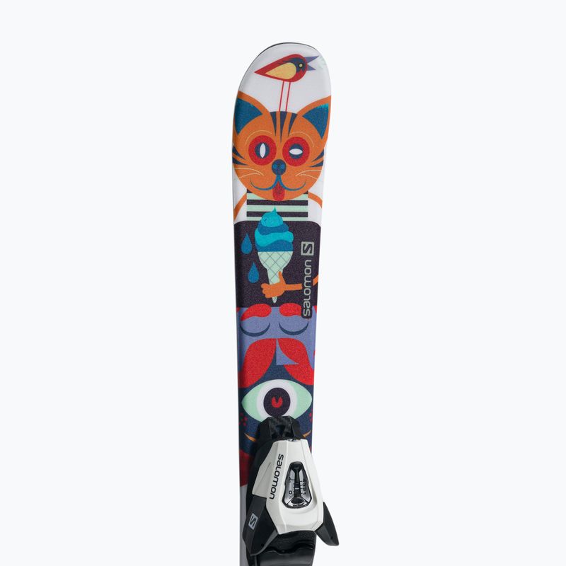 Schiuri de coborâre pentru copii Salomon T1 XS + C5 culoare L40891100 7