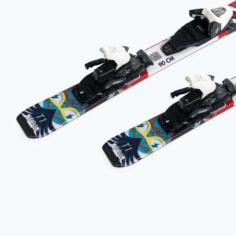 Schiuri de coborâre pentru copii Salomon T1 XS + C5 culoare L40891100 8