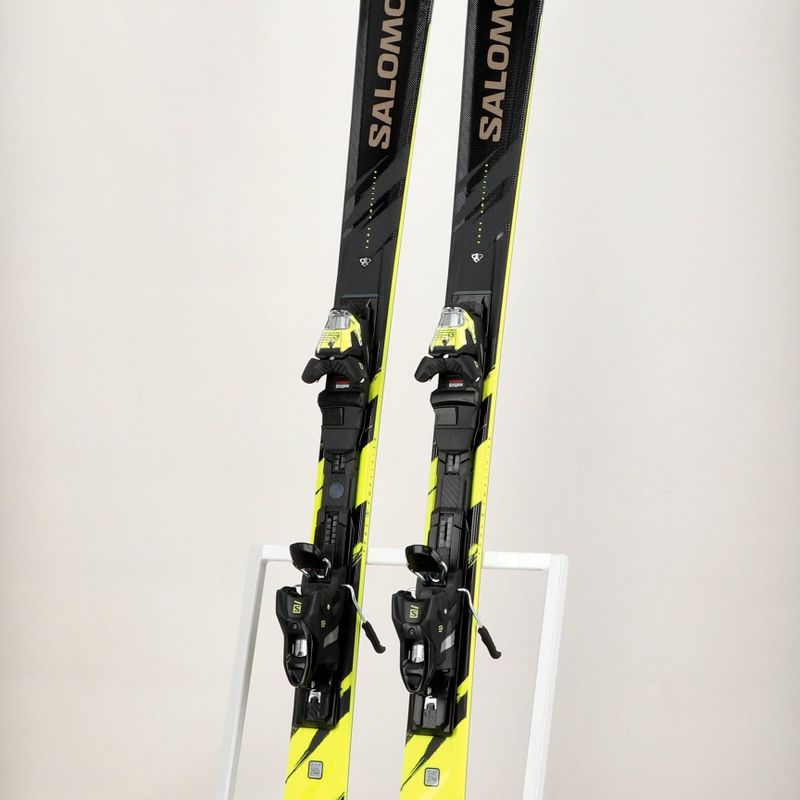 Salomon S/Max 8 XT + M11 GW negru/driftwood/galben securizat schiuri de coborâre Salomon S/Max 8 XT + M11 GW negru/driftwood/galben securizat 12