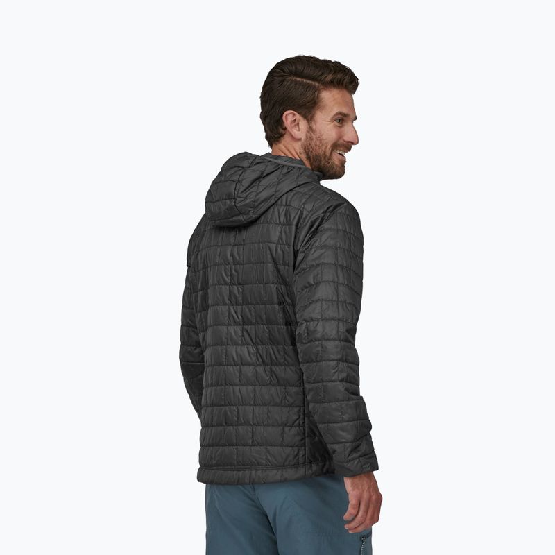 Jachetă izolată pentru bărbați Patagonia Nano Puff Hoody gri forjă 2