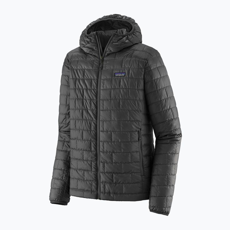 Jachetă izolată pentru bărbați Patagonia Nano Puff Hoody gri forjă 8