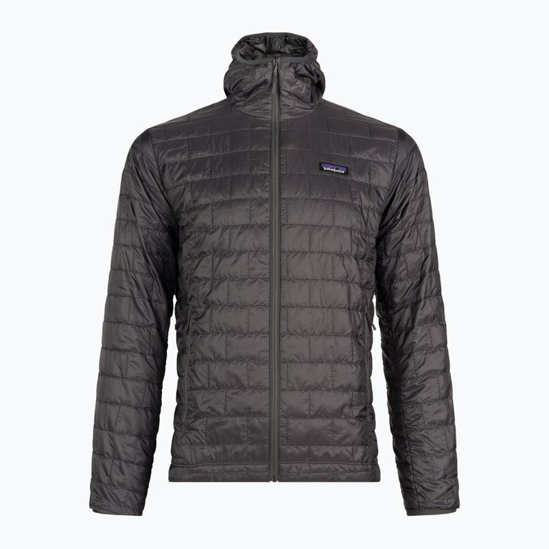Jachetă izolată pentru bărbați Patagonia Nano Puff Hoody gri forjă 4