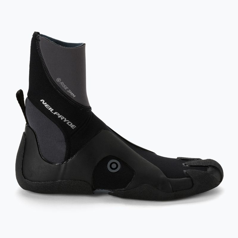 NeilPryde Rise Hc Round 3mm cizme de neopren negru NP-193627-1559 2