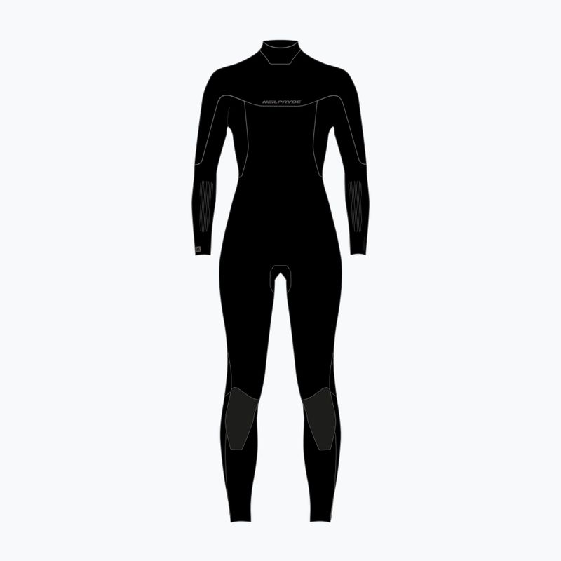 Neilpryde Serene Fullsuit pentru femei 5/4/3mm negru NP-113335-1094