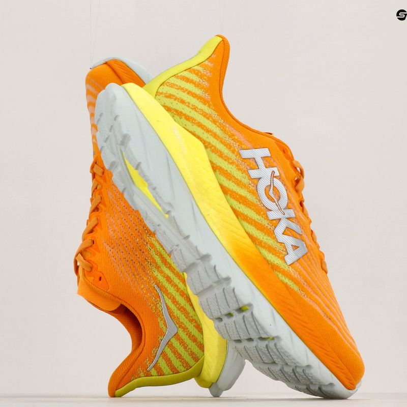 Încălțăminte de alergat pentru bărbați HOKA Mach 5 radiant yellow orange 9