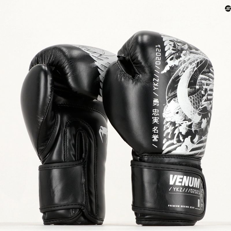 Mănuși de box pentru copii Venum YKZ21 Boxing black/white 6