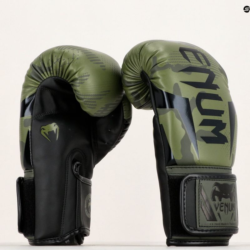Mănuși de box Venum Elite khaki camo 6