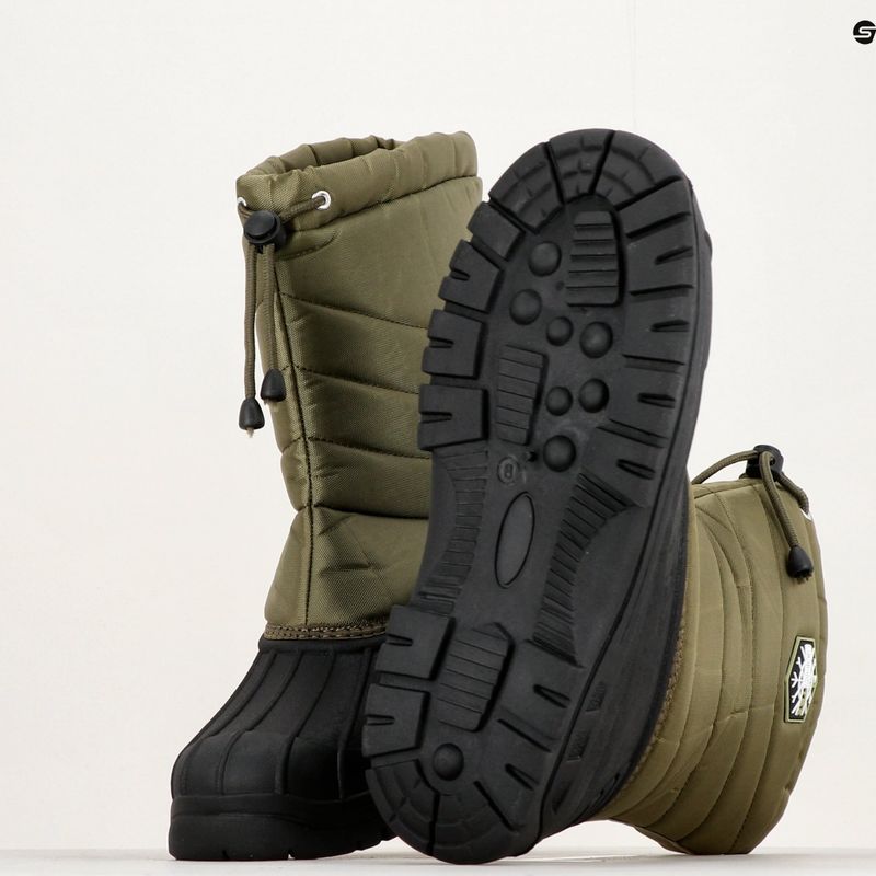 Încălțăminte cu încălzire Delphin SnowTex verde/neagră 14