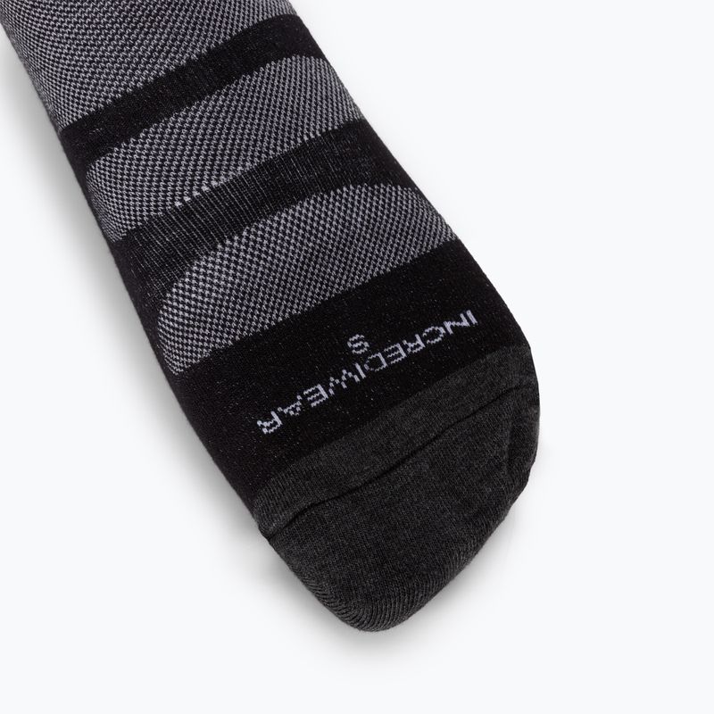 Incrediwear Sport Șosete de compresie subțire Incrediwear Sport Thin negru AP202 4