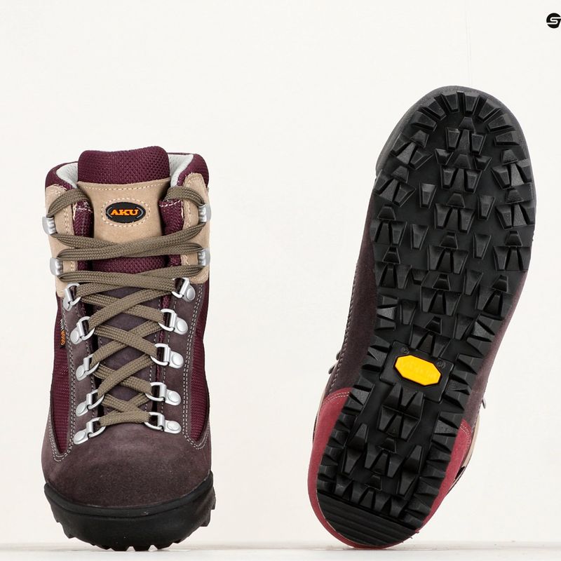 Cizme de trekking pentru femei AKU Ultra Light Original GTX burgundy/violet 8