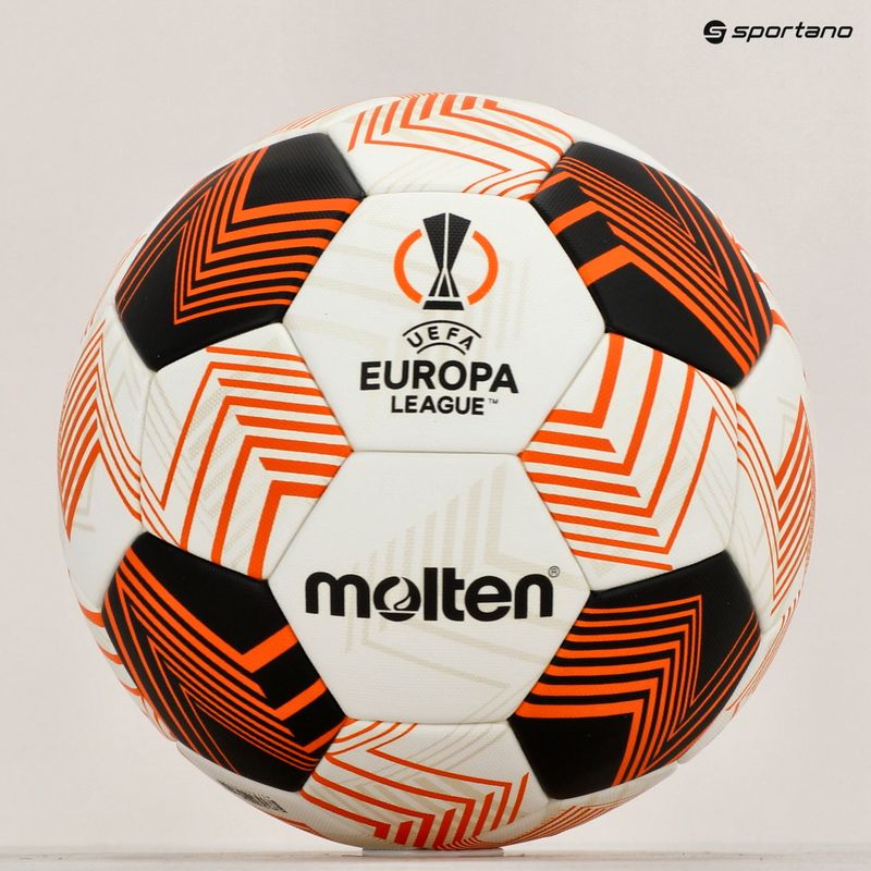 Molten fotbal F5U5000-34 Fifa UEFA Europa League 23/24 alb/oranj mărimea 5 5
