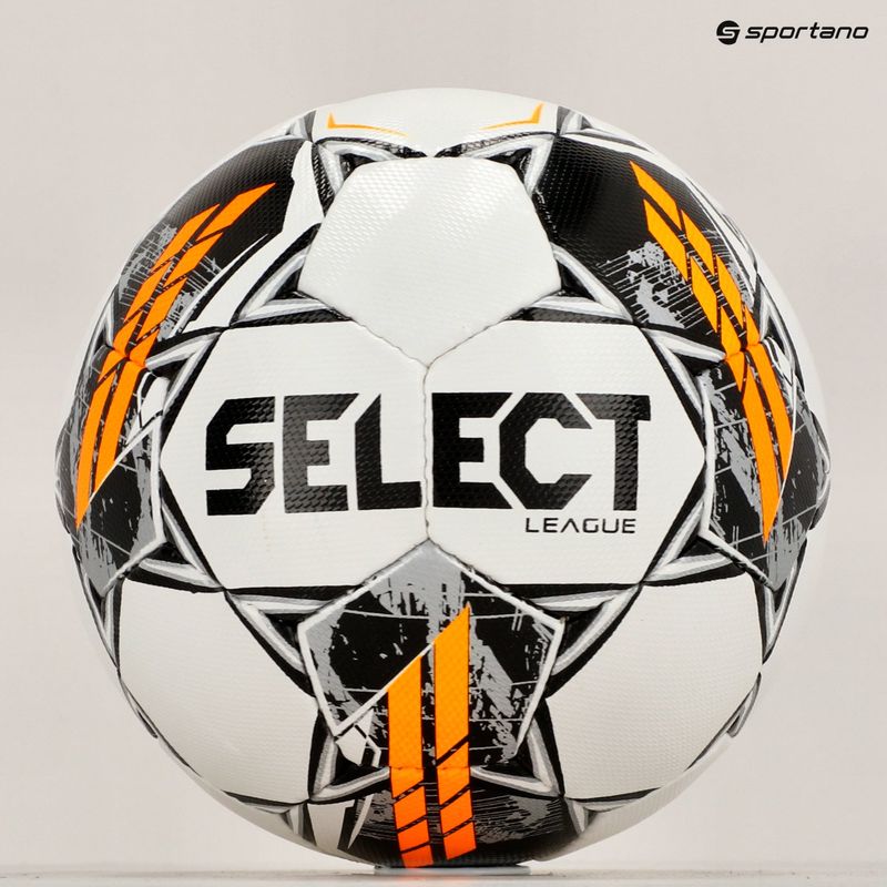 Minge de fotbal SELECT League v24 white/black mărime 4 6