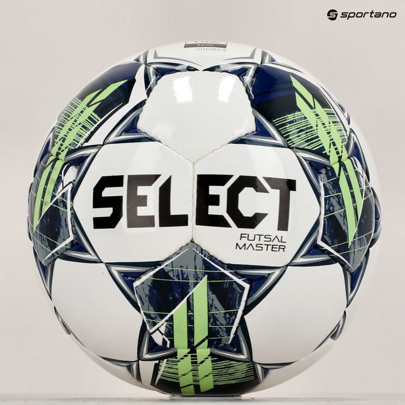 Selectați Futsal Master Shiny V22 fotbal alb și negru 310014 5