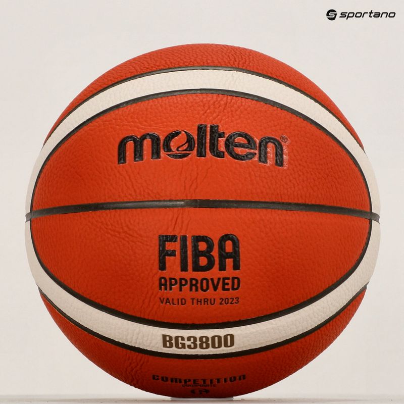 Molten baschet B6G3800 FIBA portocaliu mărimea 6 4