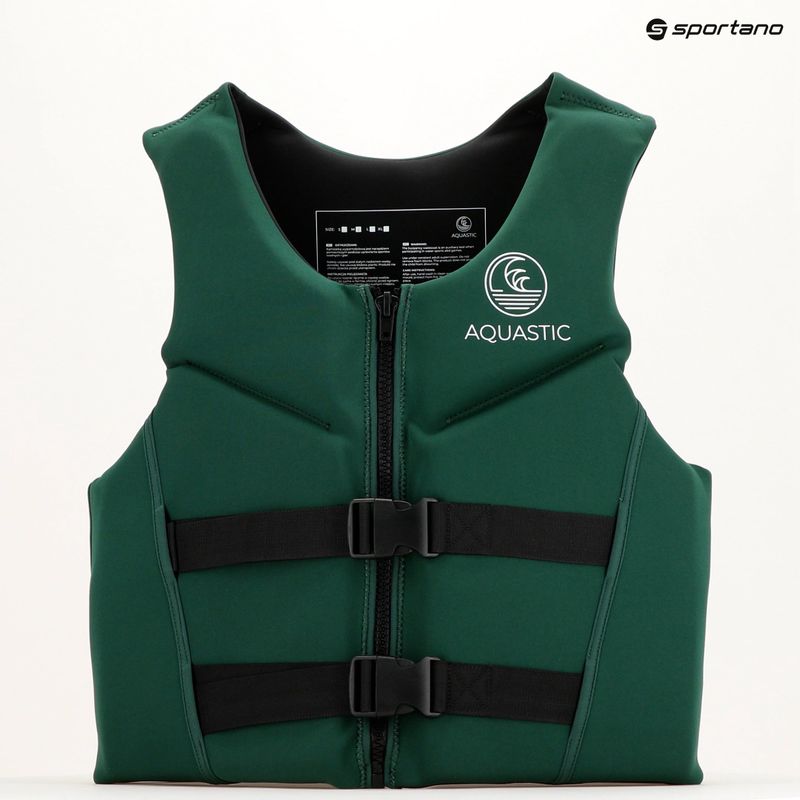 Vestă de salvare pentru bărbați AQUASTIC AQS-LVM verde 12
