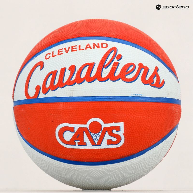 Wilson NBA Team Retro Mini Cleveland Cavaliers baschet roșu WTB3200XBCLE 5