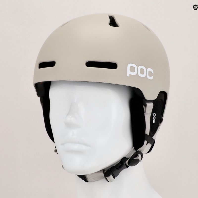 Cască de schi POC Fornix MIPS Pow JJ mineral grey matt 12