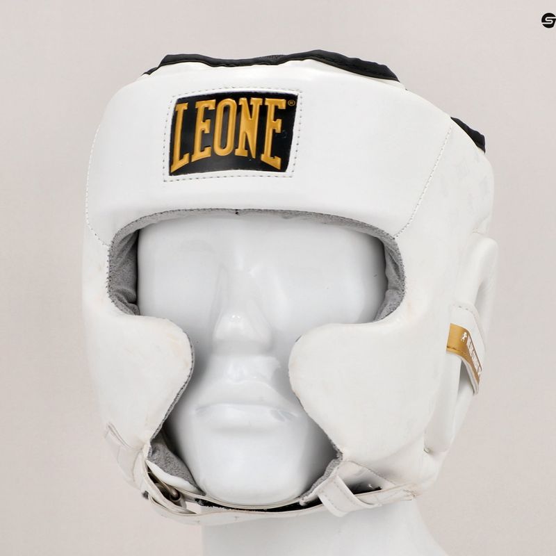 Leone 1947 Headgear Dna cască de box alb CS444 16