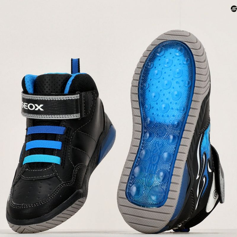 Încălțăminte pentru copii Geox Inek black/blue 16