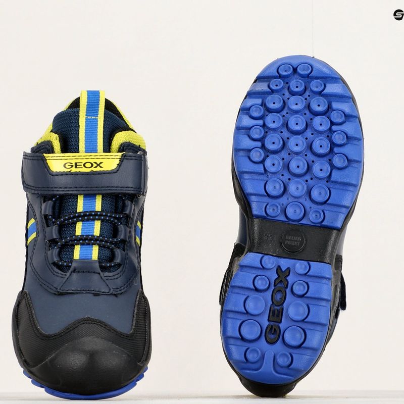 Încălțăminte junior Geox New Savage Abx navy/lime green 15