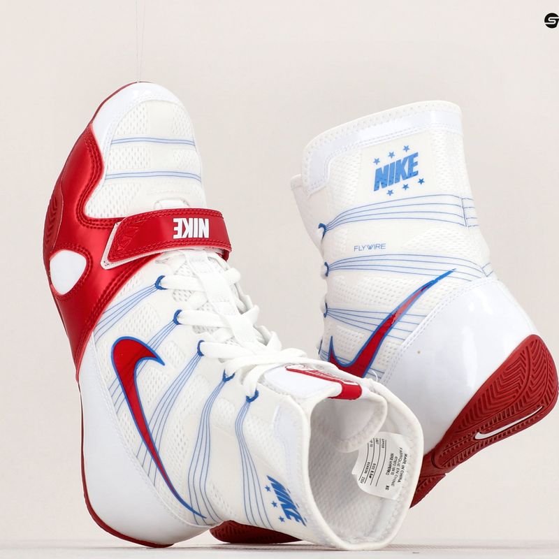 Încălțăminte de box Nike Hyperko MP white/varsity red 8