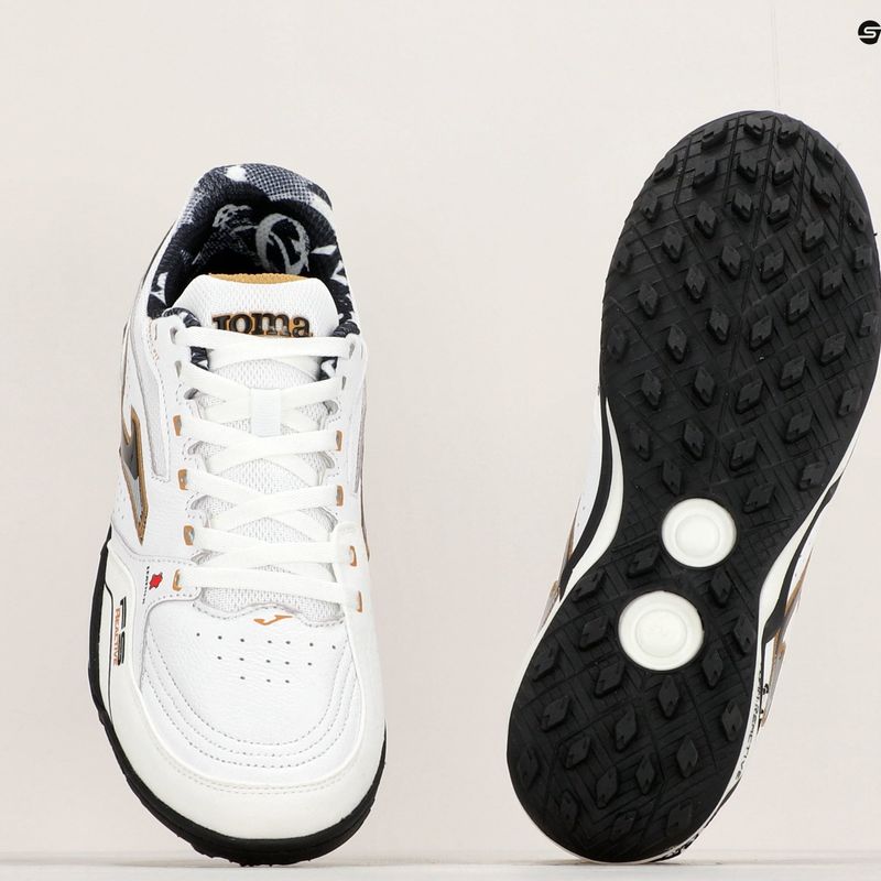 Încălțăminte de fotbal pentru bărbați Joma Fs Reactive TF white 8