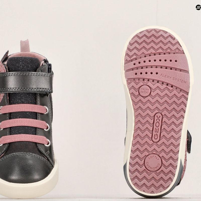 Încălțăminte pentru copii Geox Kilwi dark grey/rose