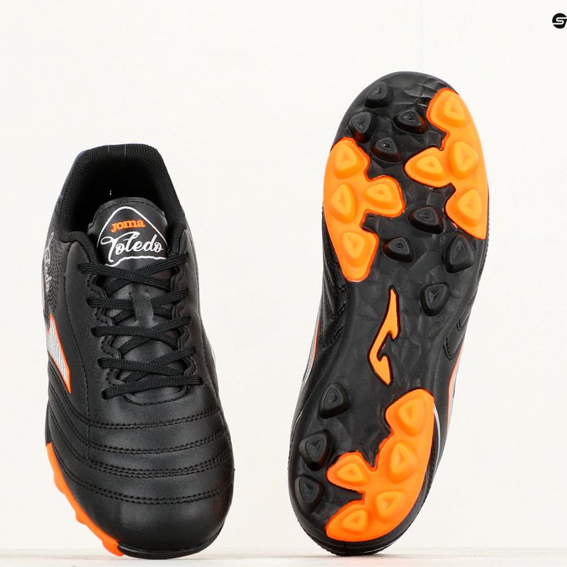 Încălțăminte de fotbal pentru copii Joma Toledo Jr HG black 8