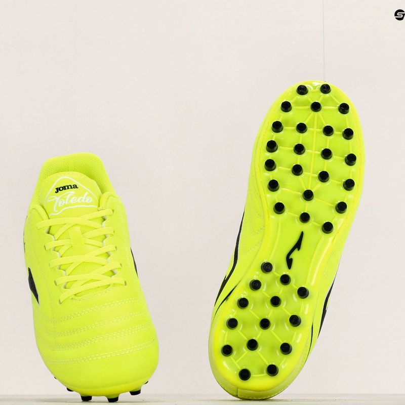 Încălțăminte de fotbal pentru copii Joma Toledo Jr AG lemon fluor