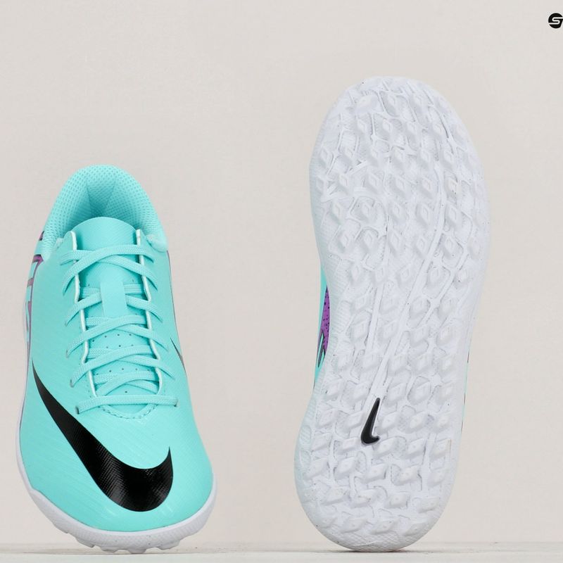 Încălțăminte de fotbal pentru copii Nike Jr Mercurial Vapor 15 Club TF hyper turquoise/black/ white/fuchsia dream 8