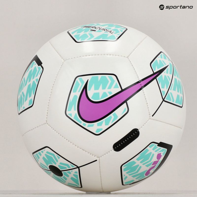 Minge de fotbal Nike Mercurial Fade white/hyper turquoise/fuchsia dream mărime 4 5