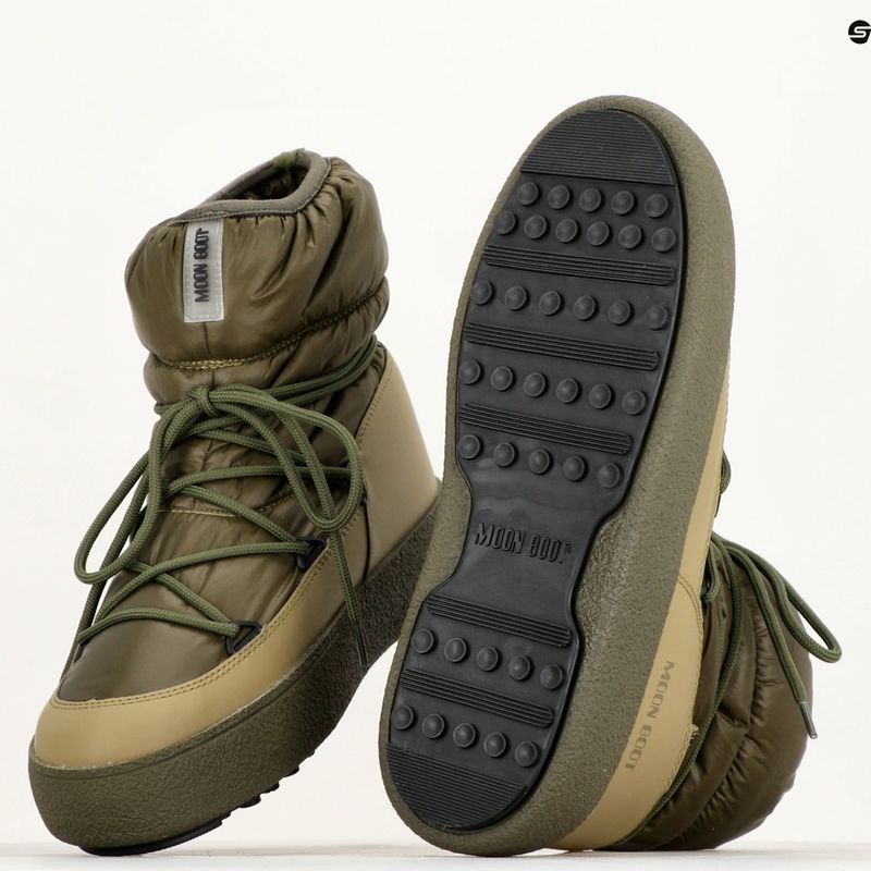 Ghete pentru bărbați Moon Boot Mtrack Low Nylon WP khaki 13