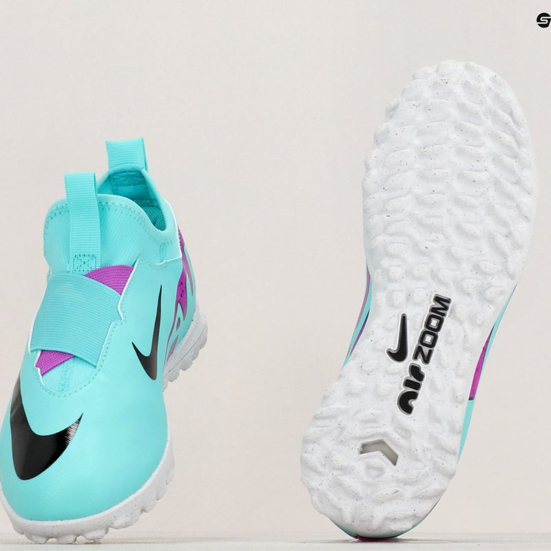 Încălțăminte de fotbal pentru copii Nike Jr Mercurial Vapor 15 Academy TF hyper turquoise/black/ white/fuchsia dream 8