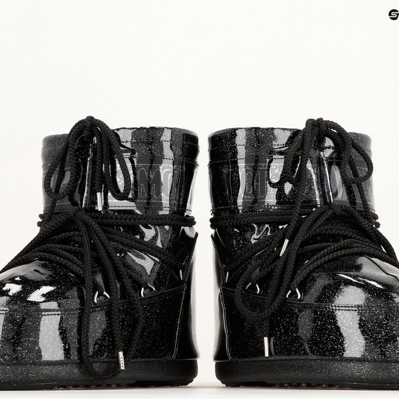 Ghete pentru femei Moon Boot Icon Low Glitter black 10