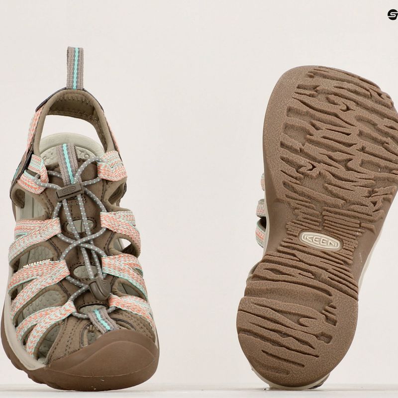 Sandale de trekking pentru femei KEEN Whisper traupe/coral 14