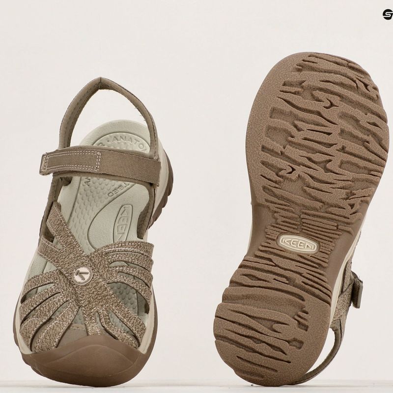 Sandale de trekking pentru femei KEEN Rose brindle/shitake 14
