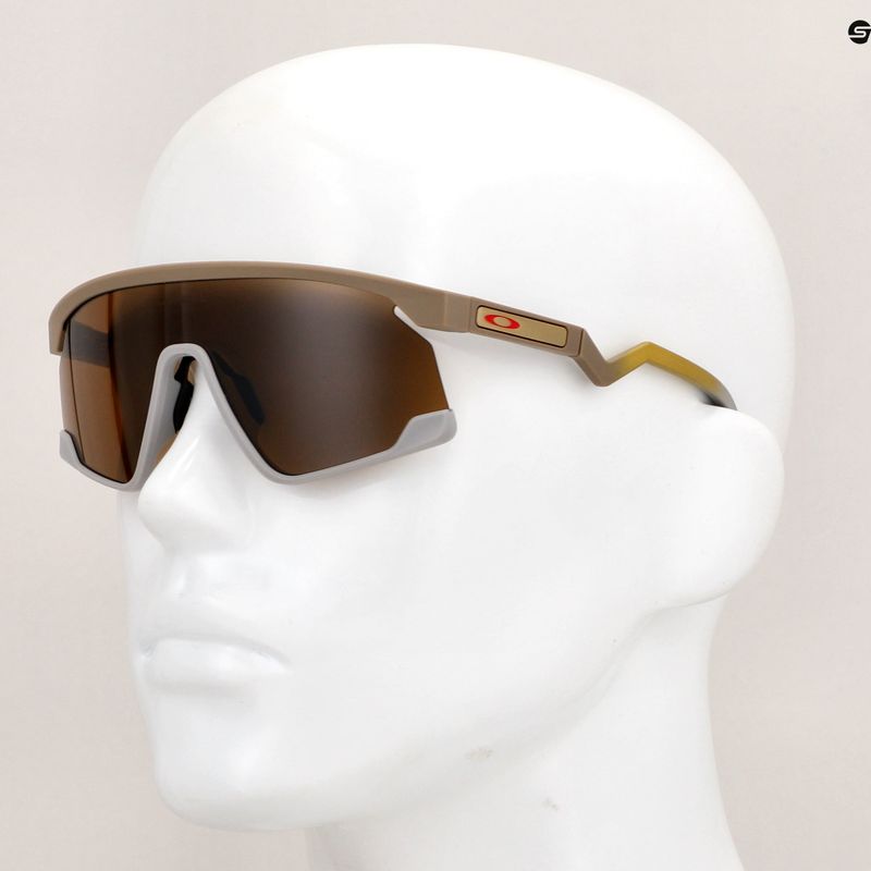 Ochelari de soare Oakley Bxtr Patrick Mahomes II matte terrain tan/prizm tungsten 12